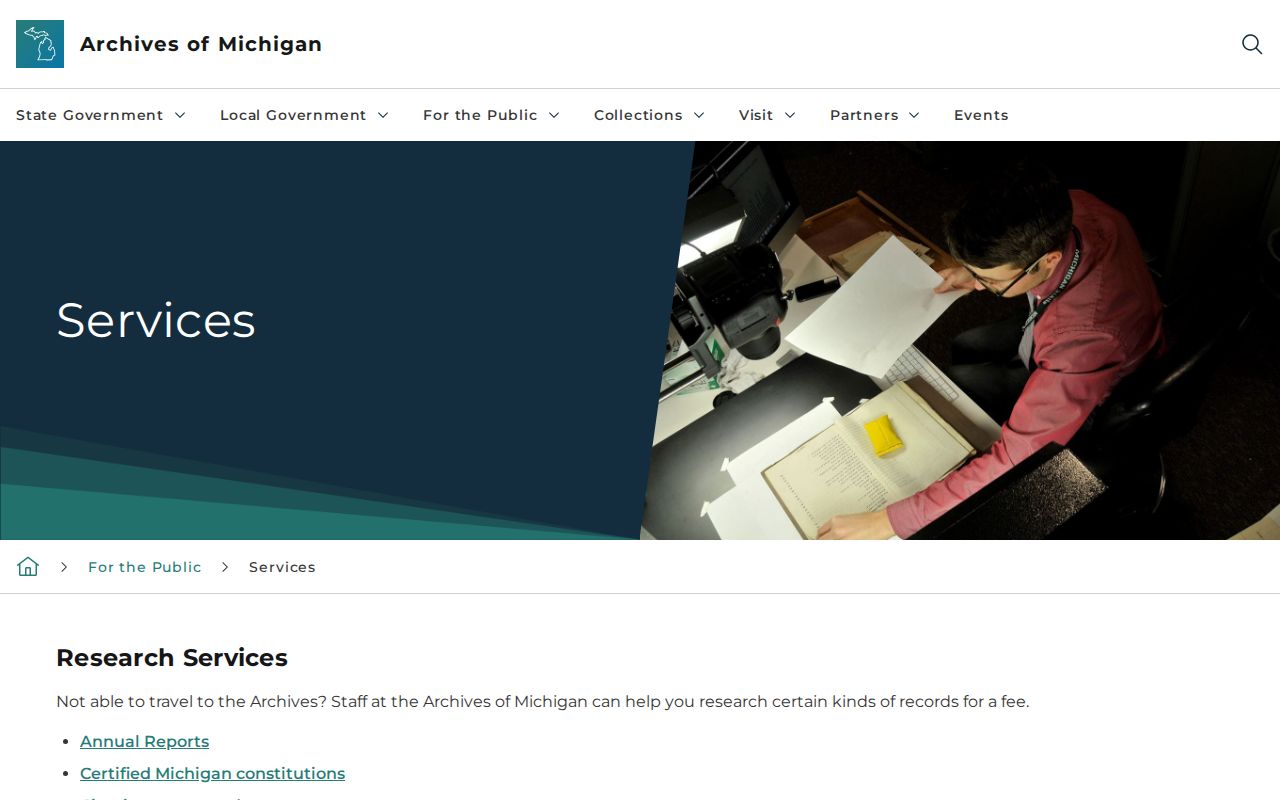 Archives of Michigan historical Muskegon County arrest records services